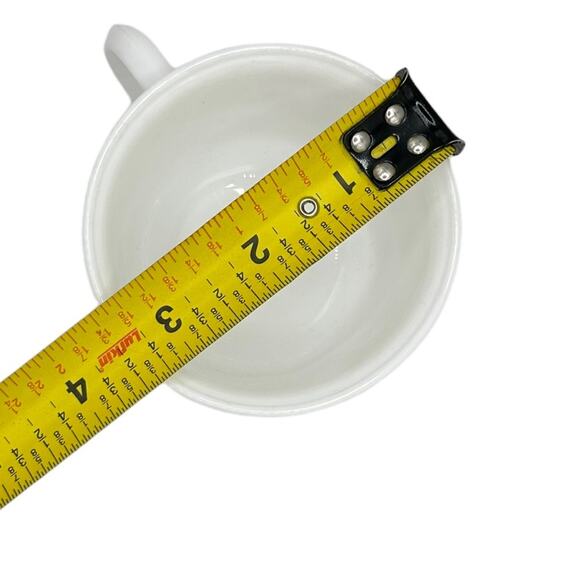 Vintage Milk Glass Arcopal France Flowers Floral Tea Coffee Cup Set of 4 - Picture 7 of 7